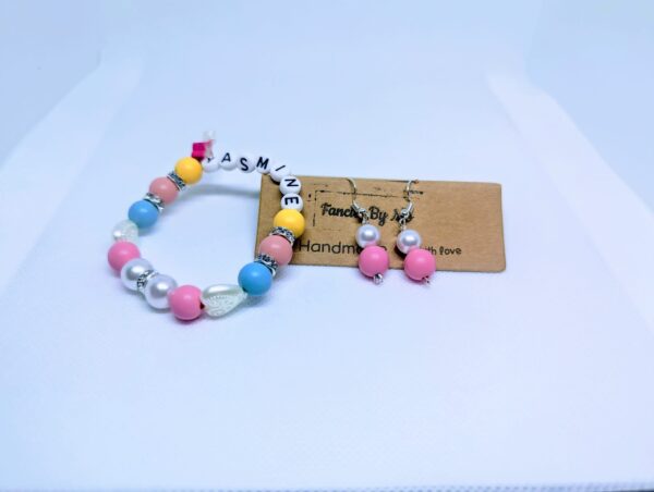 NAME TAG Collection – Bracelet + earrings